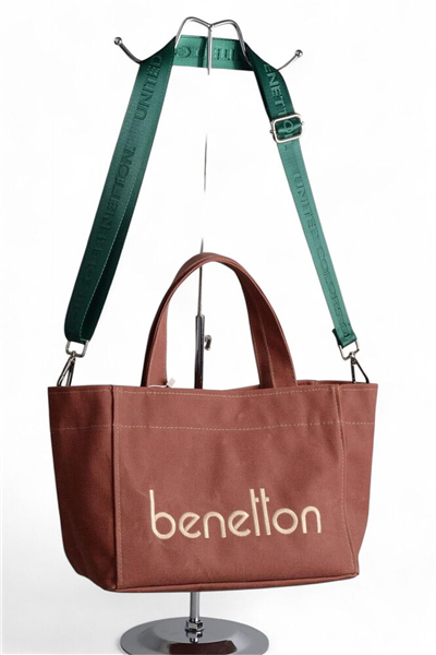 Benetton Logo Detaylı Kadın El Çantası