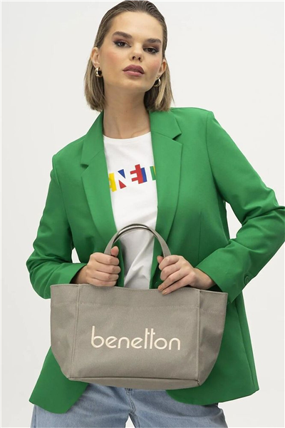 Benetton Logo Detaylı Kadın El Çantası