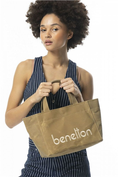 Benetton Logo Detaylı Kadın El Çantası