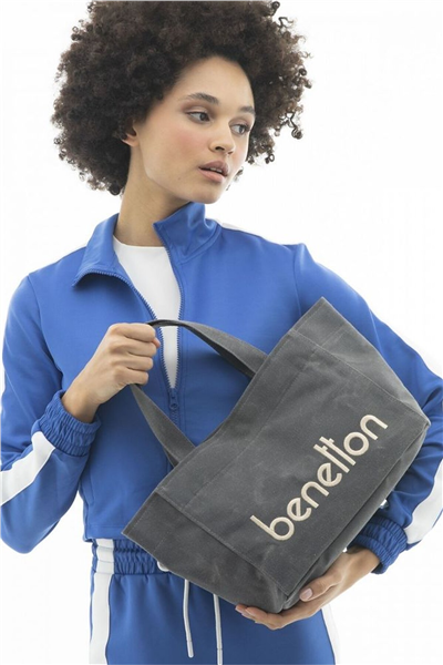 Benetton Logo Detaylı Kadın El Çantası