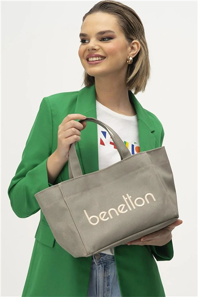 Benetton Logo Detaylı Kadın El Çantası