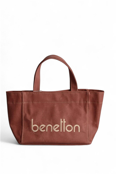 Benetton Logo Detaylı Kadın El Çantası
