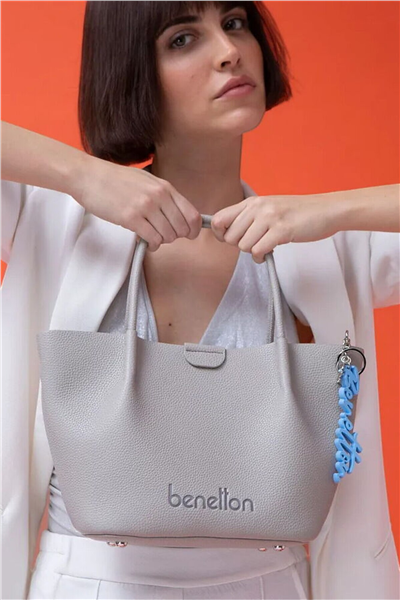 Benetton Logo Detaylı Kadın El Çantası