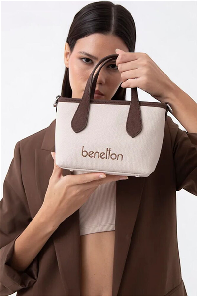 Benetton Logo Detaylı Kadın El Çantası