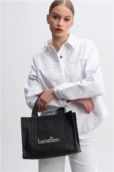 Benetton Logo Detaylı Kadın El Çantası