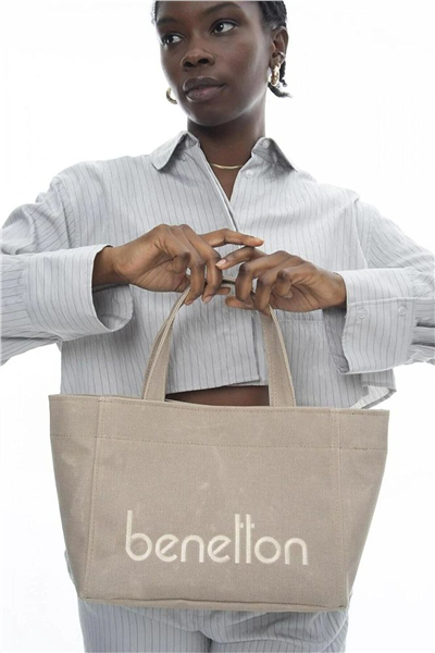 Benetton Logo Detaylı Kadın El Çantası