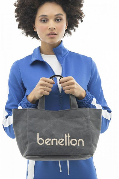 Benetton Logo Detaylı Kadın El Çantası