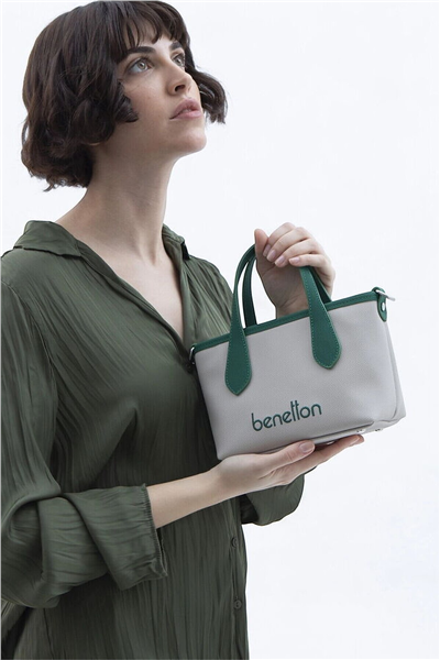 Benetton Logo Detaylı Kadın El Çantası
