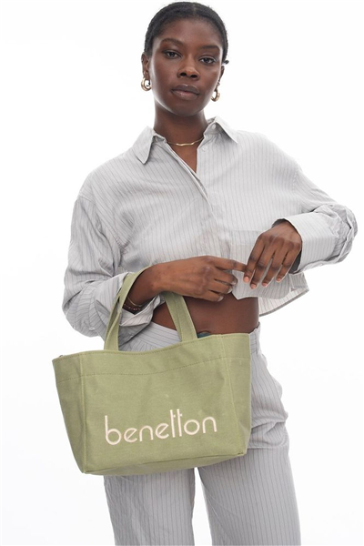 Benetton Logo Detaylı Kadın El Çantası