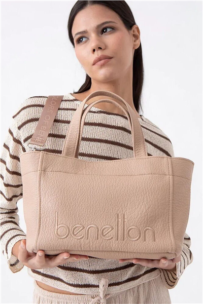 Benetton Logo Detaylı Kadın El Çantası