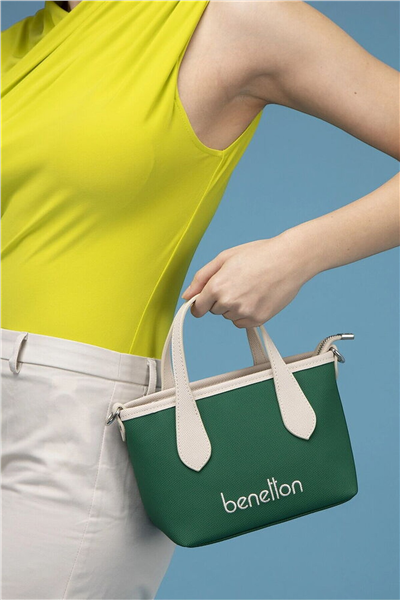 Benetton Logo Detaylı Kadın El Çantası