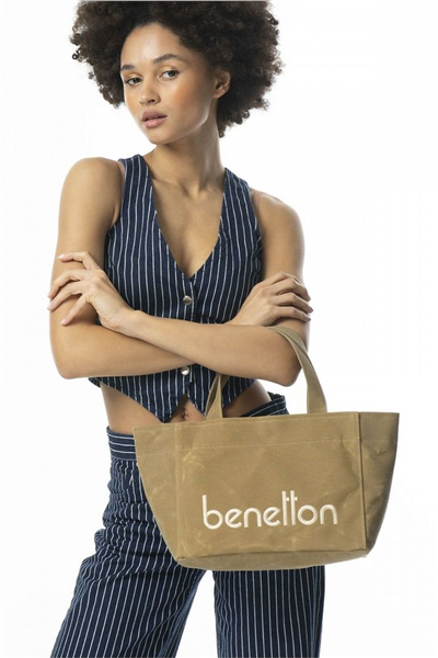 Benetton Logo Detaylı Kadın El Çantası