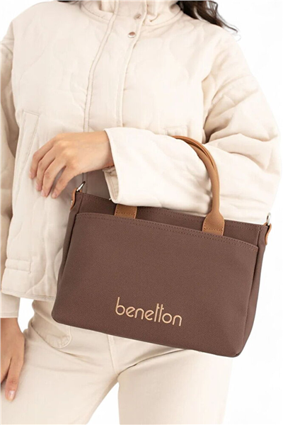 Benetton Logo Detaylı Kadın El Çantası