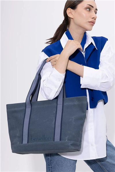 Benetton Logo Detaylı Kadın Omuz Çantası
