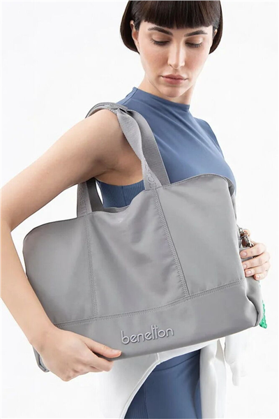 Benetton Logo Detaylı Kadın Omuz Çantası