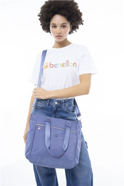 Benetton Logo Detaylı Kadın Omuz Çantası