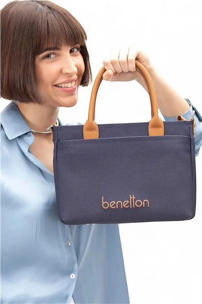 Benetton Logo Detaylı Kadın Omuz Çantası