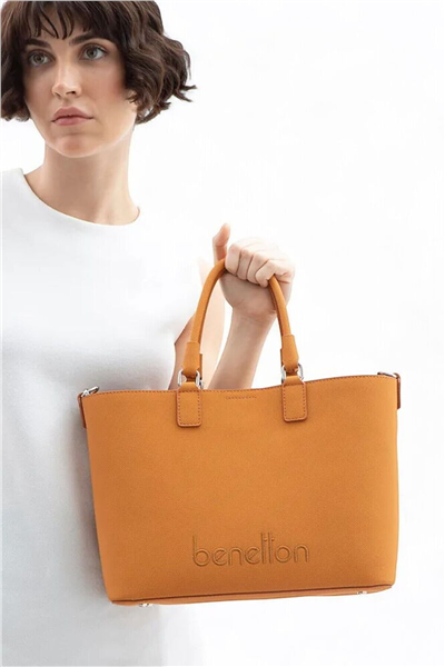 Benetton Logo Detaylı Kadın Omuz Çantası