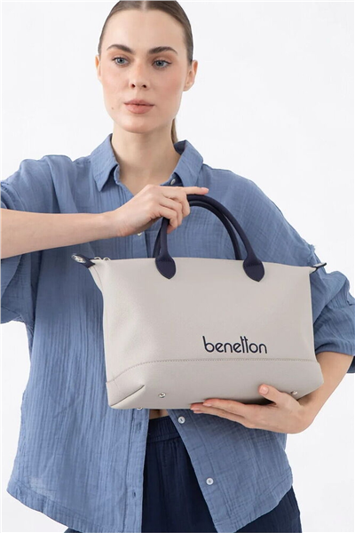 Benetton Logo Detaylı Kadın Omuz Çantası
