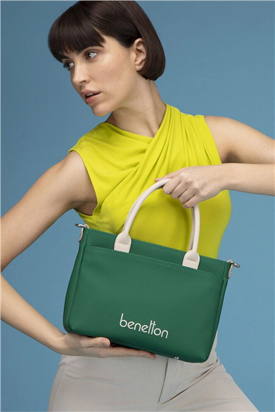 Benetton Logo Detaylı Kadın Omuz Çantası