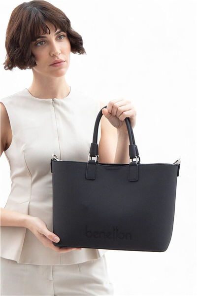 Benetton Logo Detaylı Kadın Omuz Çantası
