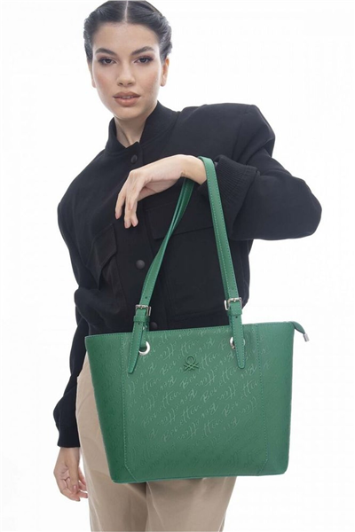 Benetton Logo Detaylı Kadın Omuz Çantası