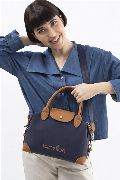 Benetton Logo Detaylı Kadın Omuz Çantası