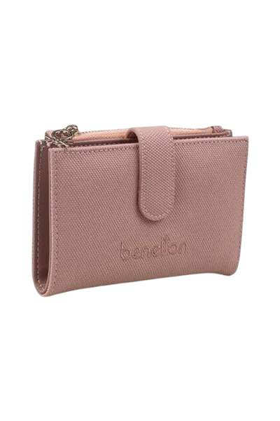 Benetton Logo Detaylı Kadın Portföy & Clutch Çanta