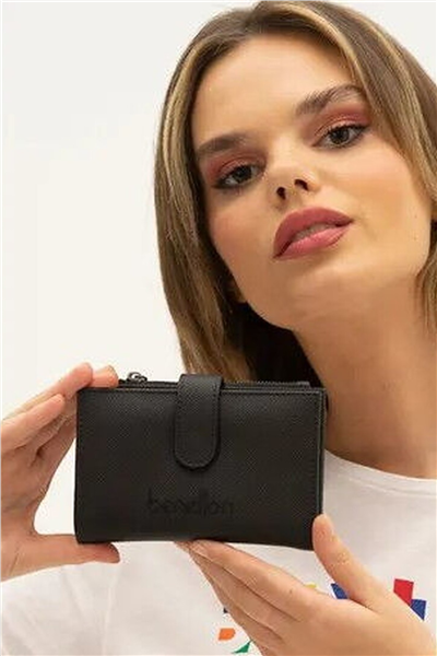 Benetton Logo Detaylı Kadın Portföy & Clutch Çanta