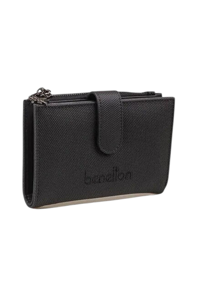 Benetton Logo Detaylı Kadın Portföy & Clutch Çanta