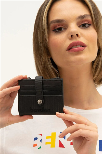 Benetton Logo Detaylı Kadın Portföy & Clutch Çanta