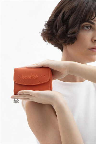 Benetton Logo Detaylı Kadın Portföy & Clutch Çanta