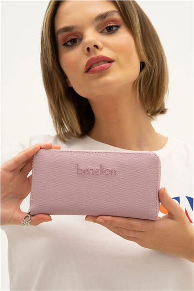 Benetton Logo Detaylı Kadın Portföy & Clutch Çanta