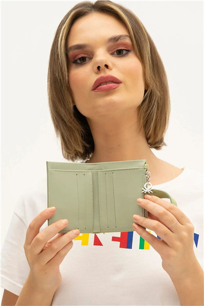 Benetton Logo Detaylı Kadın Portföy & Clutch Çanta