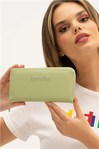 Benetton Logo Detaylı Kadın Portföy & Clutch Çanta