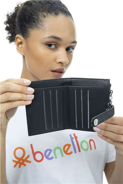Benetton Logo Detaylı Kadın Portföy & Clutch Çanta