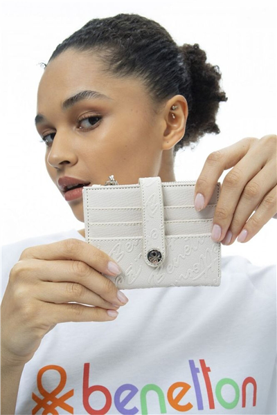 Benetton Logo Detaylı Kadın Portföy & Clutch Çanta
