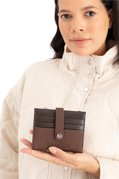 Benetton Logo Detaylı Kadın Portföy & Clutch Çanta