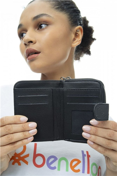 Benetton Logo Detaylı Kadın Portföy & Clutch Çanta