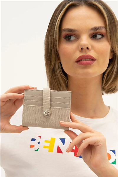 Benetton Logo Detaylı Kadın Portföy & Clutch Çanta