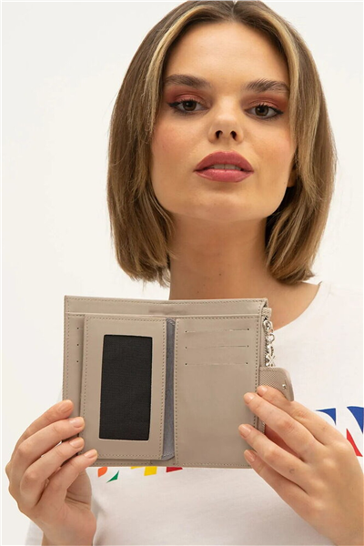 Benetton Logo Detaylı Kadın Portföy & Clutch Çanta