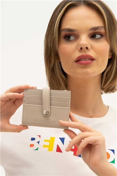 Benetton Logo Detaylı Kadın Portföy & Clutch Çanta