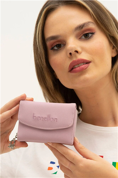 Benetton Logo Detaylı Kadın Portföy & Clutch Çanta