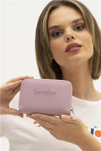 Benetton Logo Detaylı Kadın Portföy & Clutch Çanta