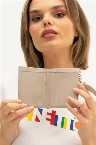 Benetton Logo Detaylı Kadın Portföy & Clutch Çanta