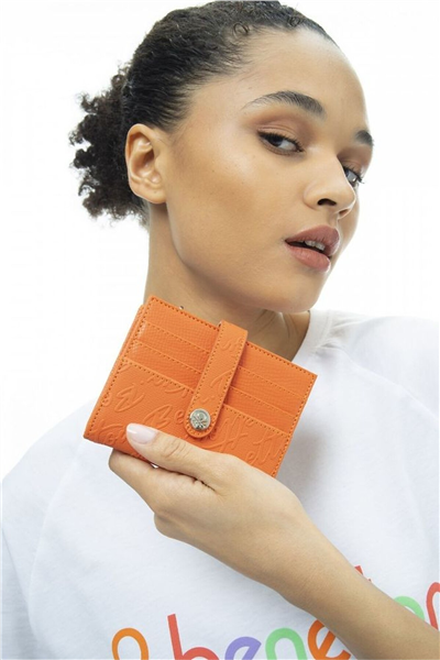 Benetton Logo Detaylı Kadın Portföy & Clutch Çanta