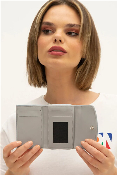 Benetton Logo Detaylı Kadın Portföy & Clutch Çanta