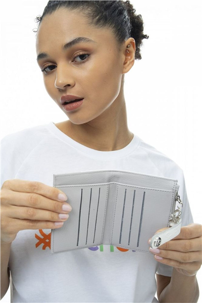 Benetton Logo Detaylı Kadın Portföy & Clutch Çanta