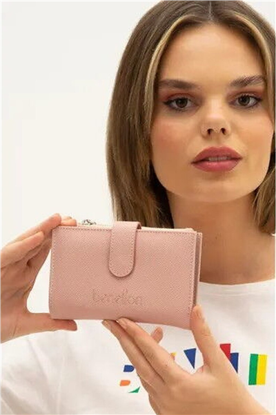 Benetton Logo Detaylı Kadın Portföy & Clutch Çanta