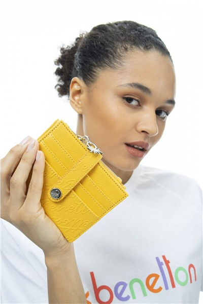 Benetton Logo Detaylı Kadın Portföy & Clutch Çanta